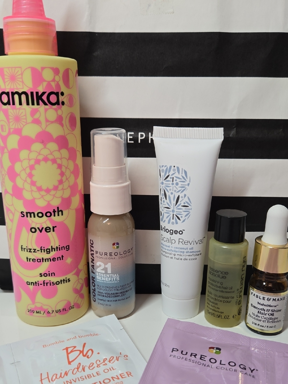 Sephora Luxury Full-Size + Sample Hair Lot: amika, Pureology, Briogeo, & more